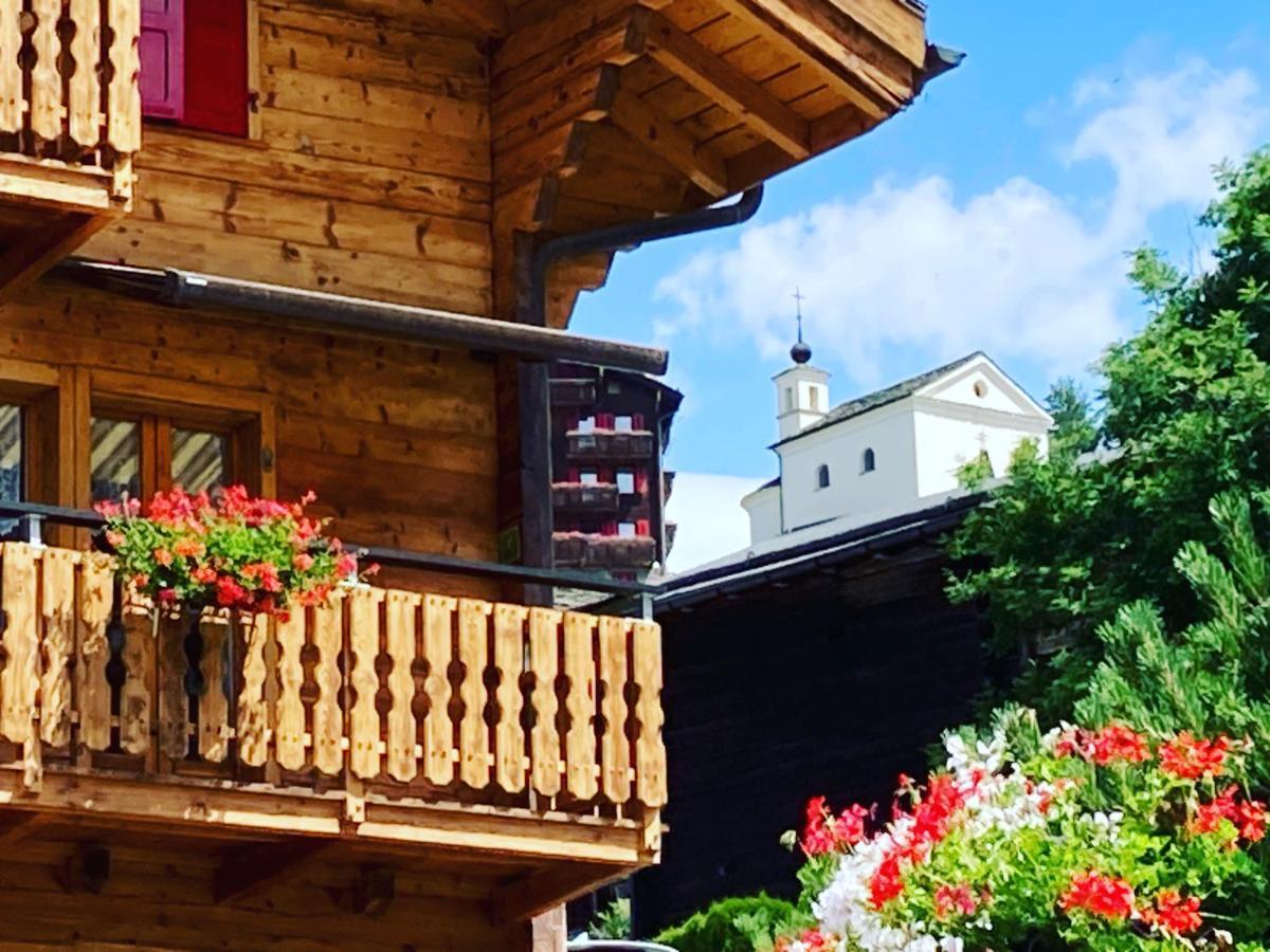 Alte Bock 2.0 Bed and Breakfast Grächen Buitenkant foto